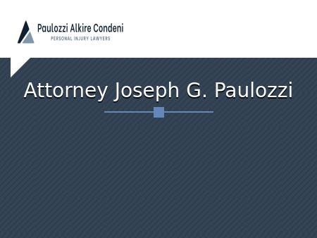 Joseph Paulozzi, Attorney at Law