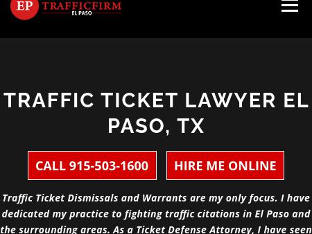 El Paso Traffic Ticket Firm - Attorney Robert Navar