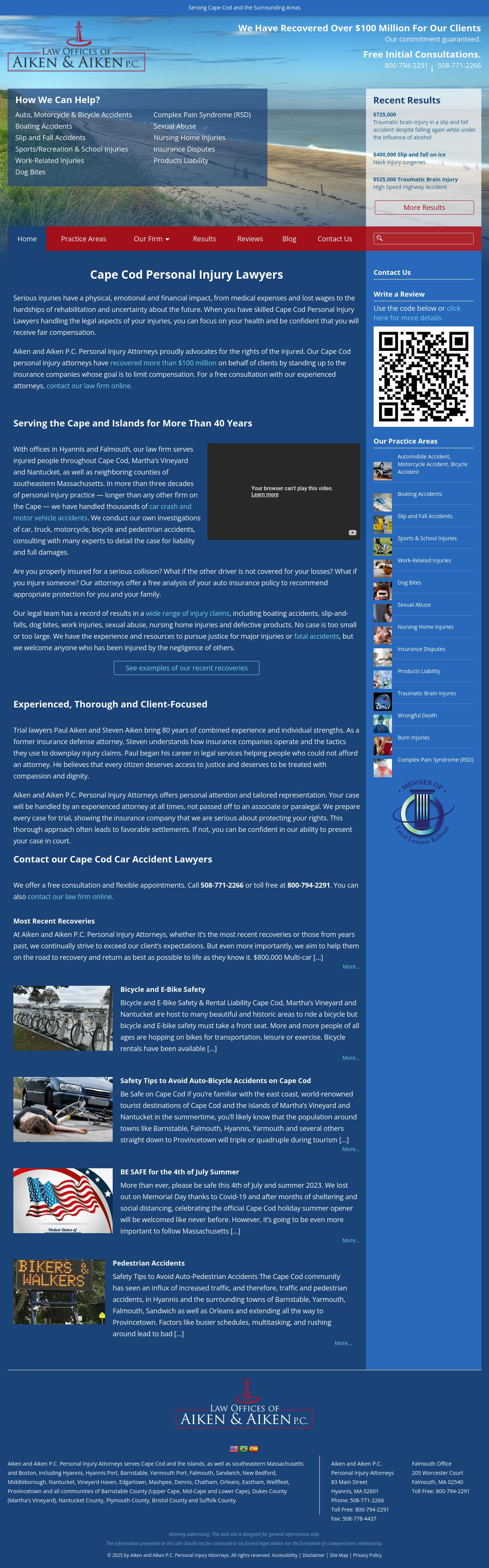 Aiken & Aiken, P.C. - Falmouth MA Lawyers