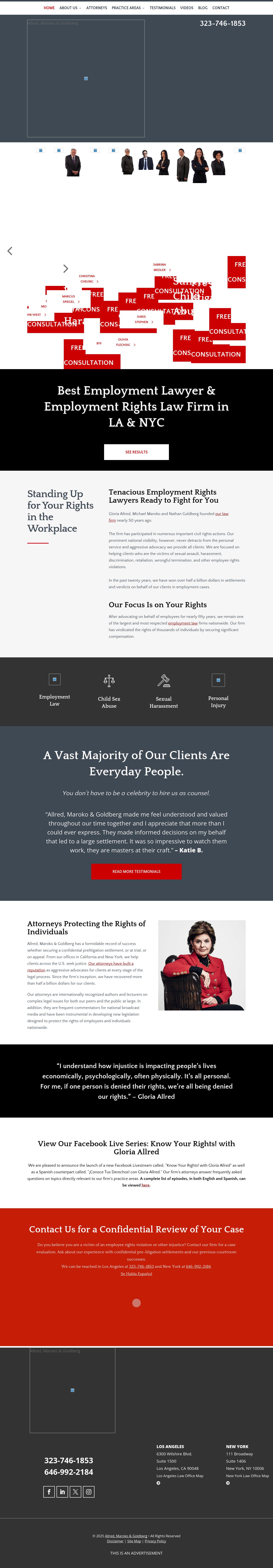 Allred, Maroko & Goldberg - Los Angeles CA Lawyers