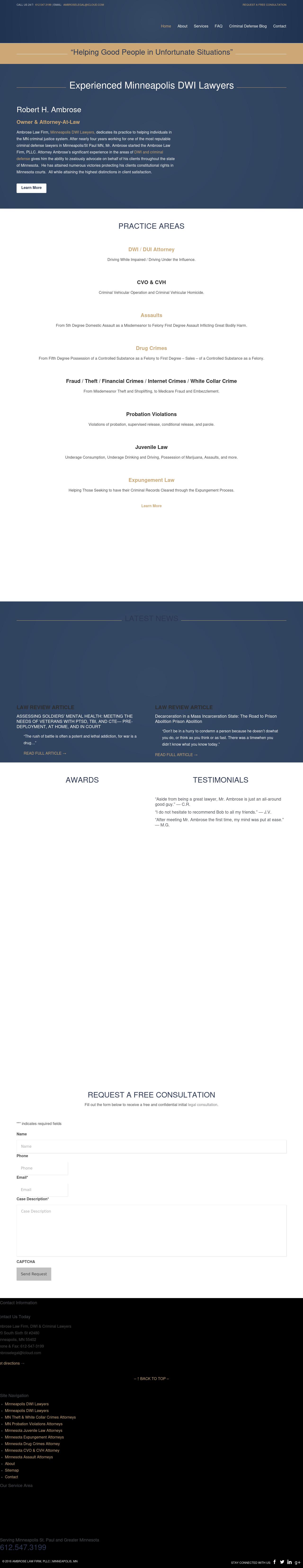 Ambrose Law Firm, PLLC - Minneapolis MN Lawyers