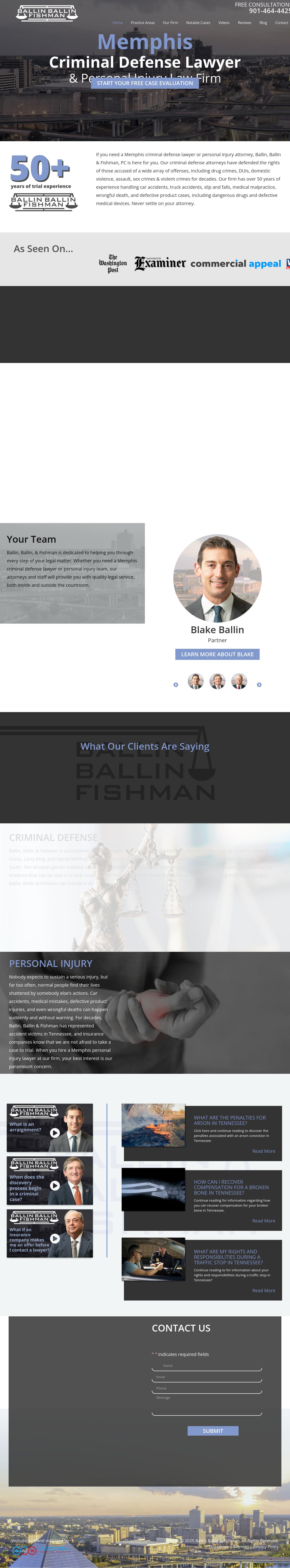 Ballin, Ballin & Fishman, PC - Memphis TN Lawyers