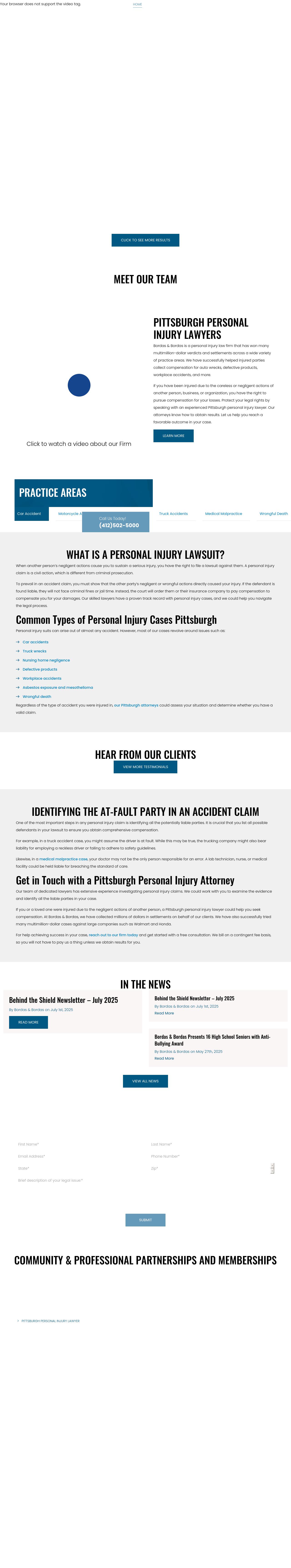 Bordas and Bordas Attorneys, PLLC - Pittsburgh PA Lawyers