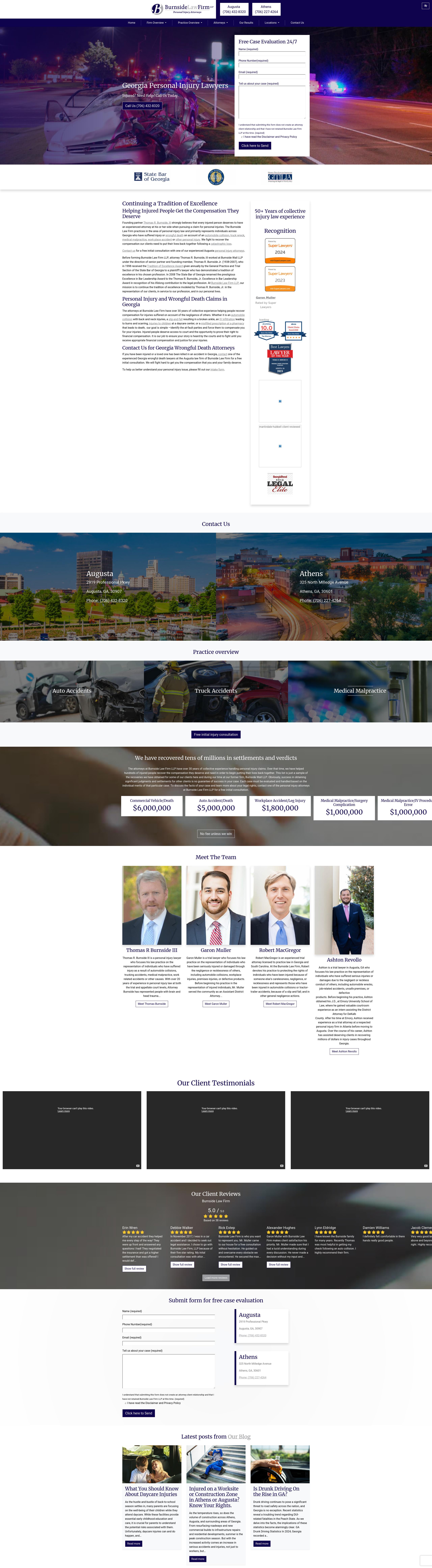 Burnside Law Firm, LLP - Athens GA Lawyers