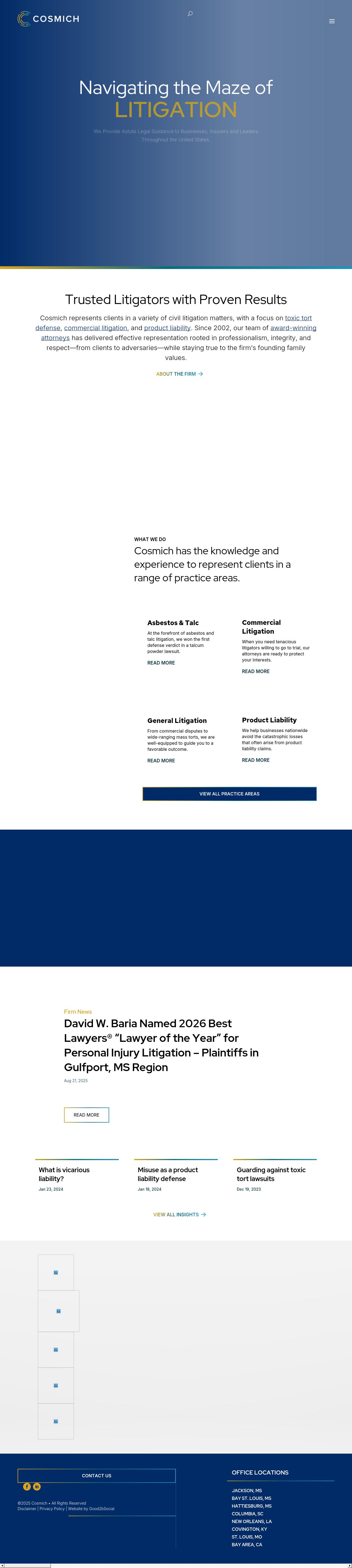 Cosmich Simmons & Brown, PLLC - Cincinnati OH Lawyers
