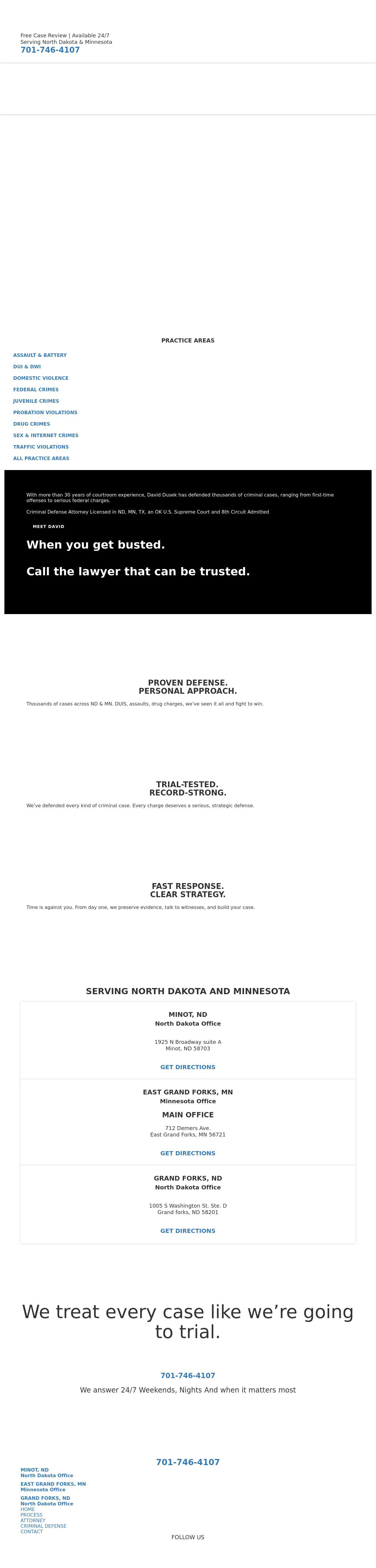 Dusek Law - Grand Forks ND Lawyers