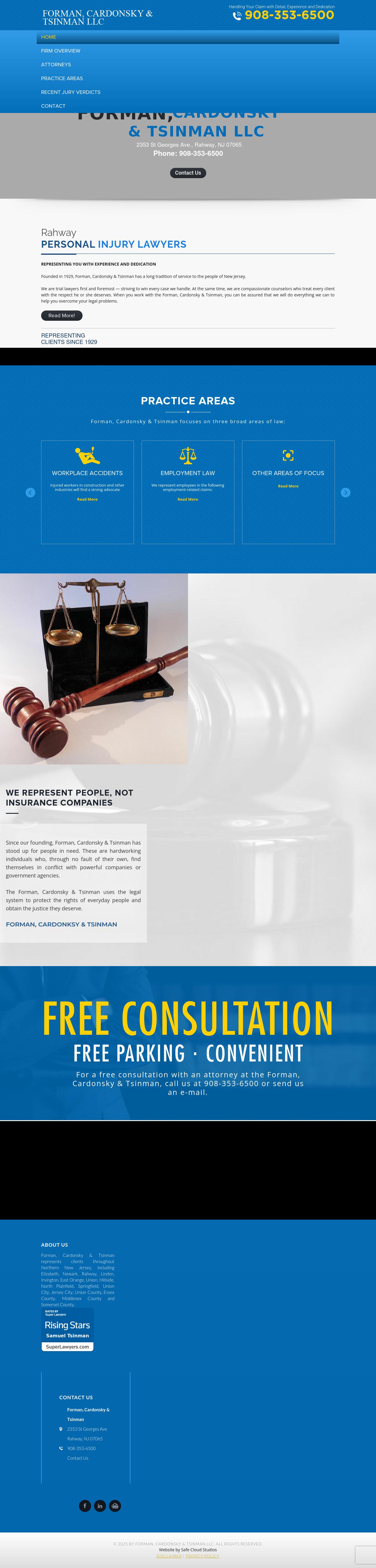 Forman, Cardonsky & Lawrence - Elizabeth NJ Lawyers