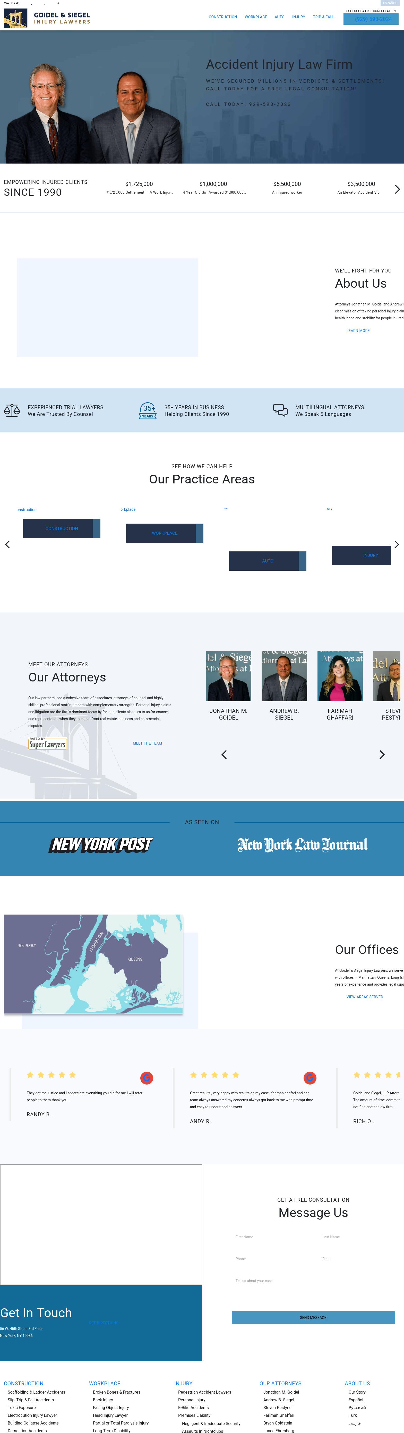 Goidel & Siegel LLP - New York NY Lawyers