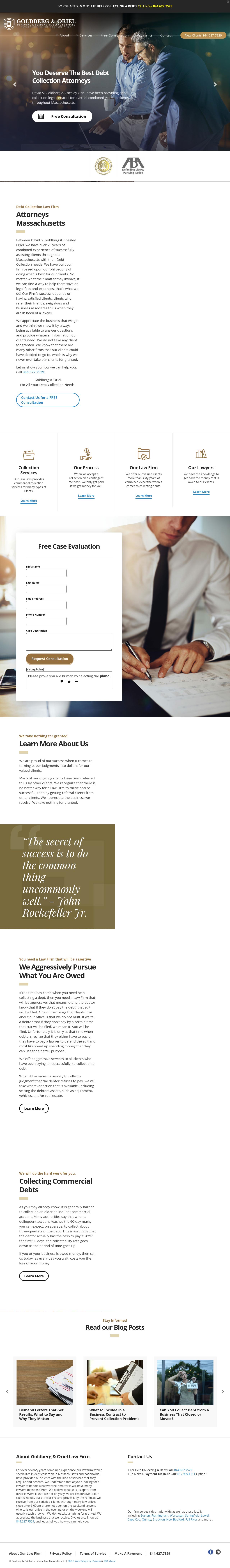 Goldberg & Oriel - Framingham MA Lawyers