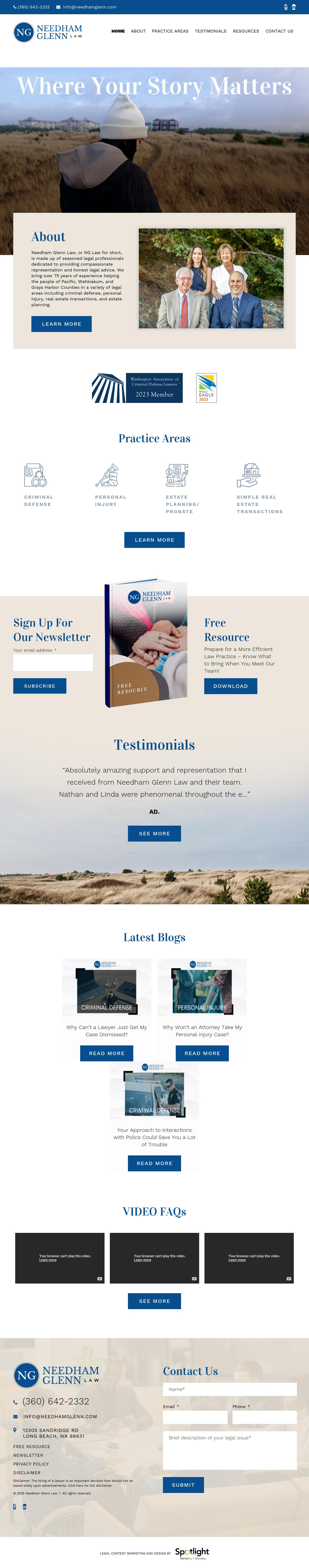 Guy M. Glenn - Long Beach WA Lawyers