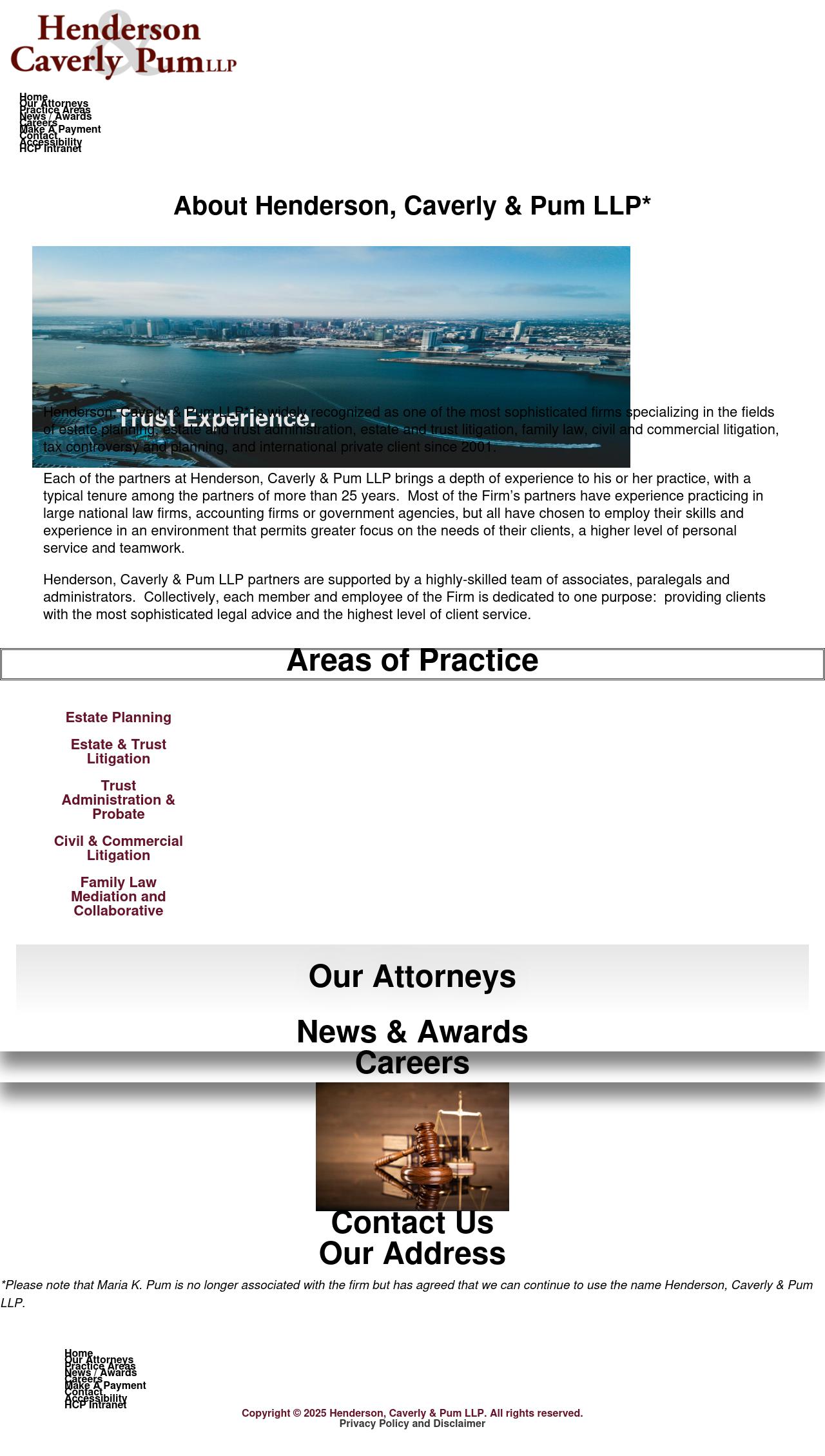 Henderson, Caverly, Pum & Charney LLP - San Diego CA Lawyers