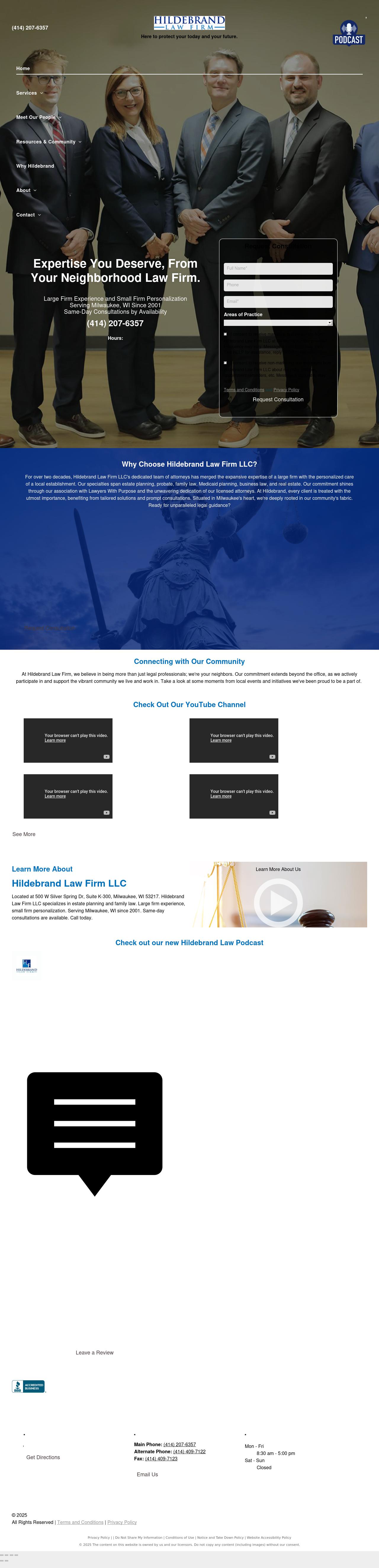 Hildebrand Law Firm, LLC - Milwaukee WI Lawyers