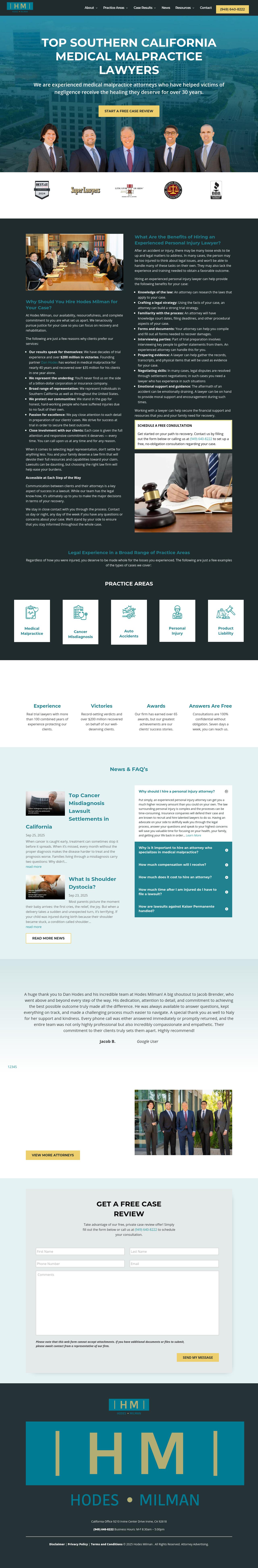 Hodes Milman LLP. - Irvine CA Lawyers