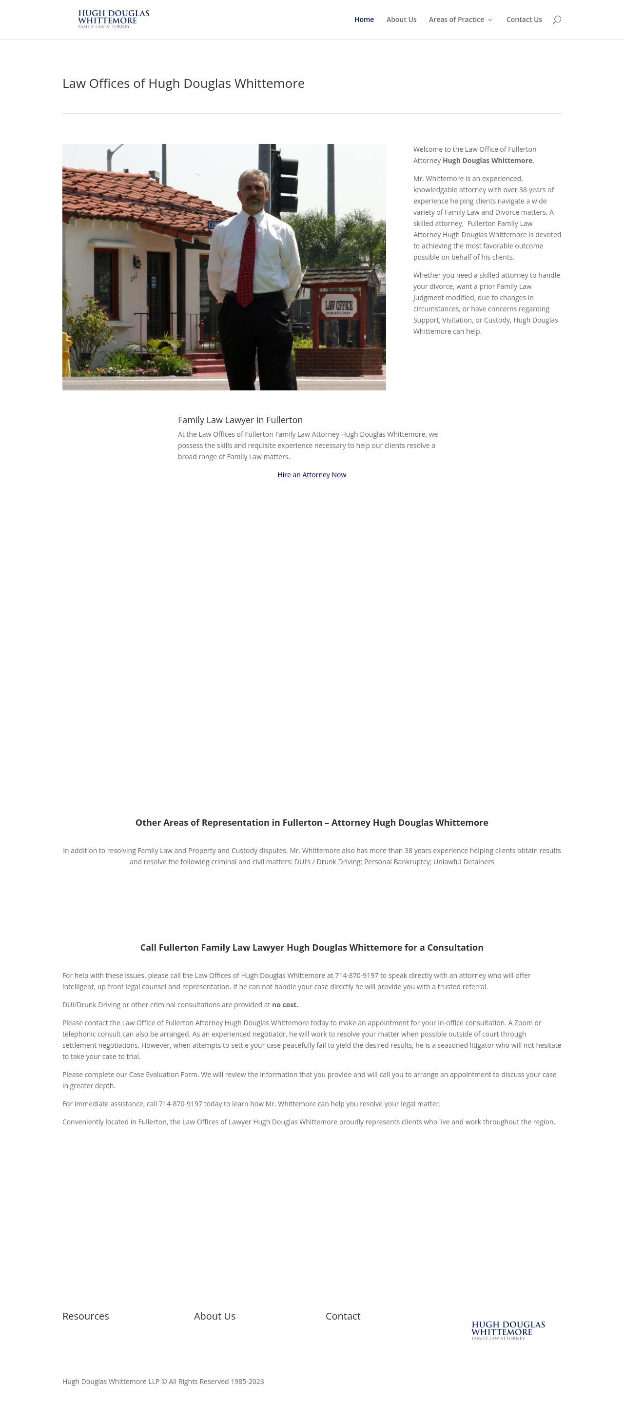 Hugh Douglas Whittemore - Fullerton CA Lawyers