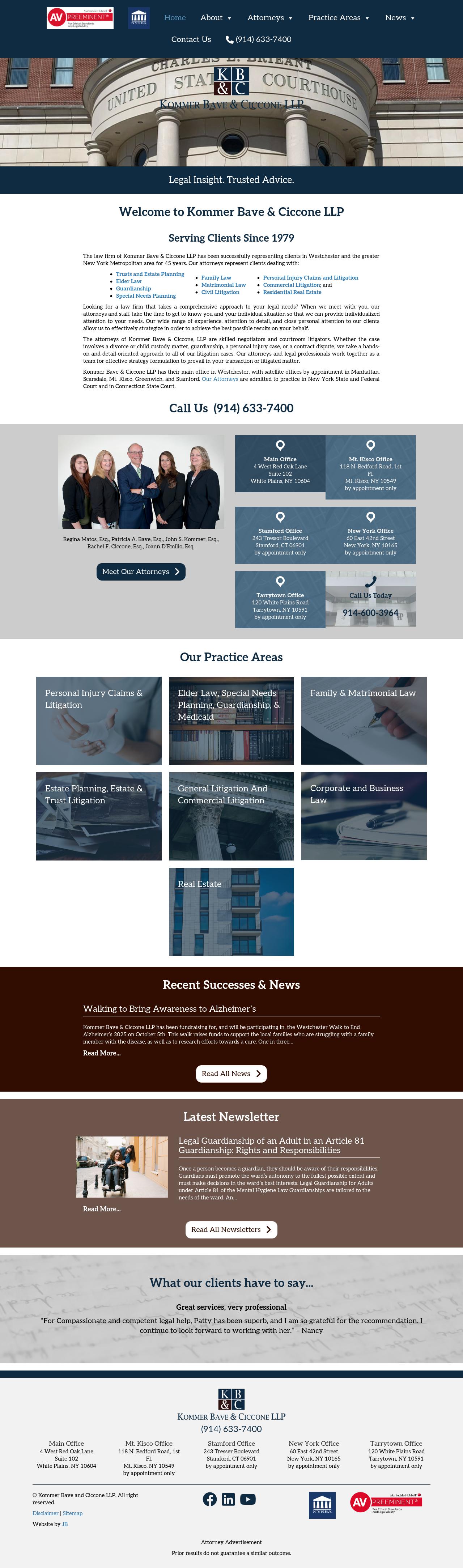 Kommer Bave & Ollman LLP - Stamford CT Lawyers