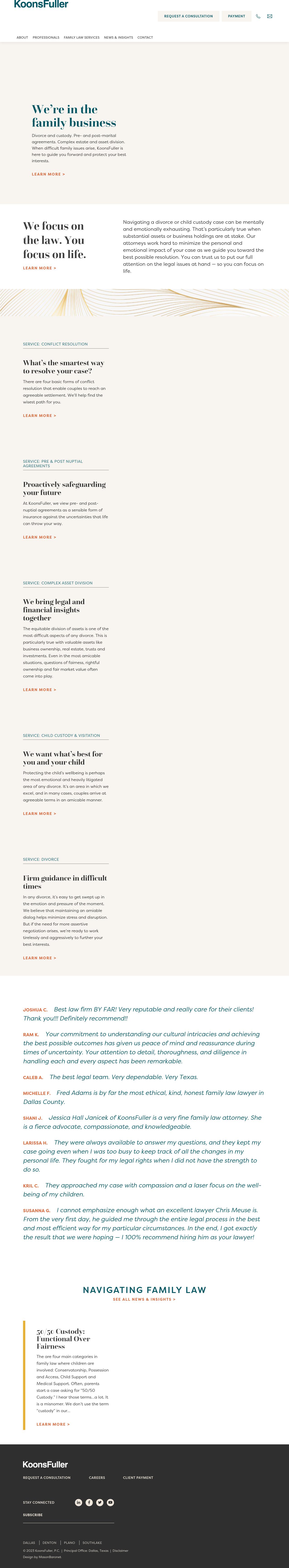 KoonsFuller, PC - Plano TX Lawyers