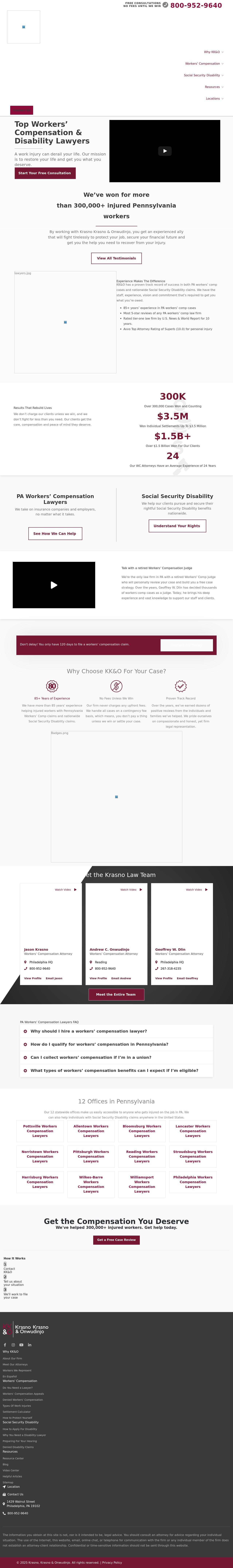 Krasno, Krasno & Onwudinjo - Philadelphia PA Lawyers
