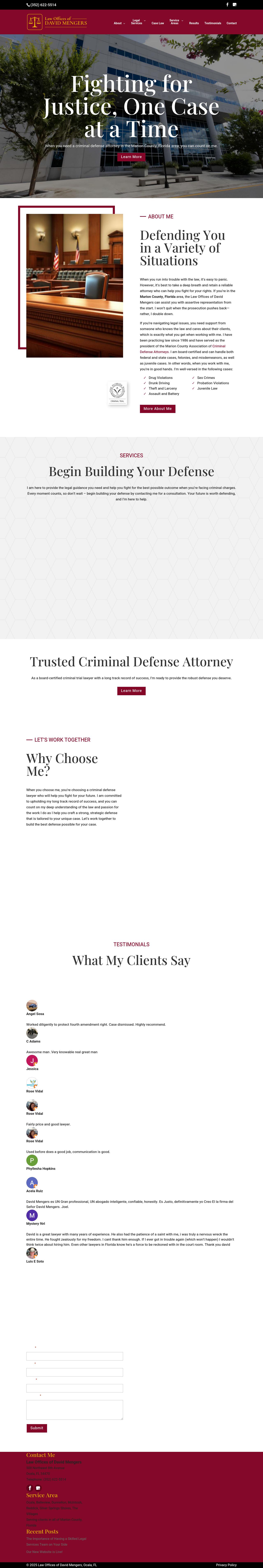 Law Office of David Mengers - Ocala FL Lawyers