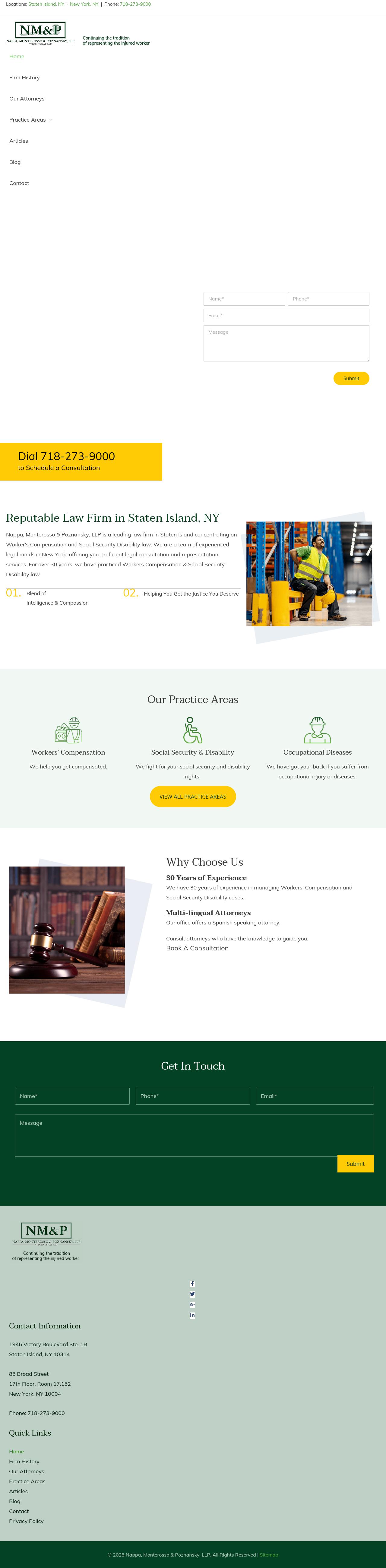 Law office of Jonathan H. Poznansky - Staten Island NY Lawyers