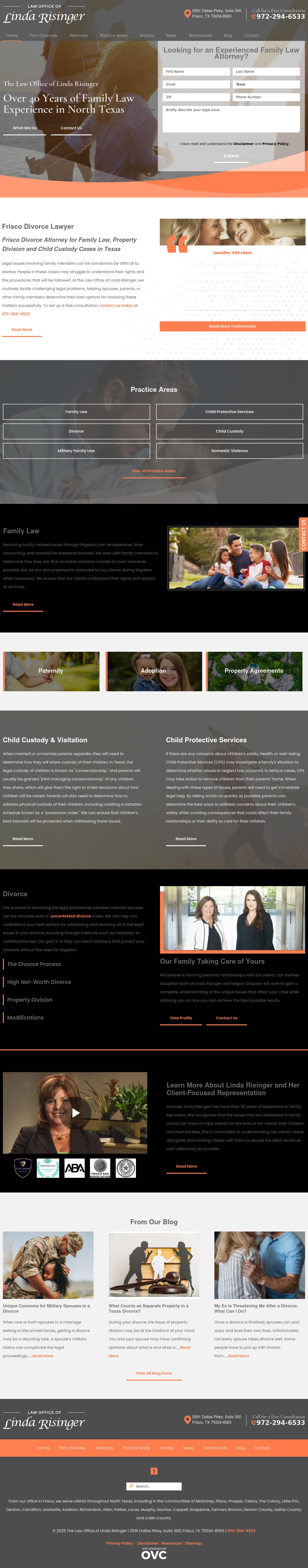 Law Offices of Linda Risinger - Frisco TX Lawyers