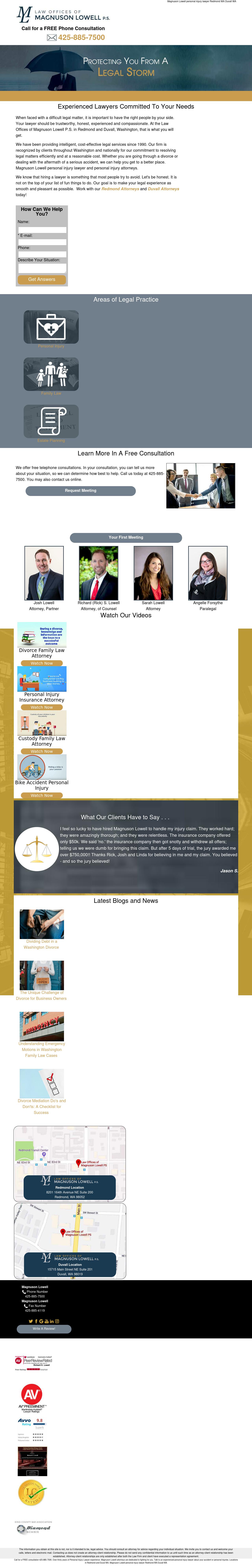 Law Offices of Magnuson Lowell P.S. - Redmond WA Lawyers