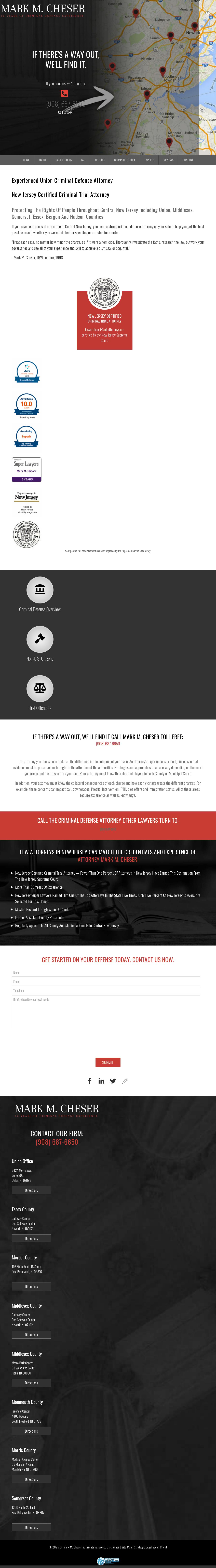 Mark M. Cheser, Esquire, Counselor at Law - East Brunswick NJ Lawyers