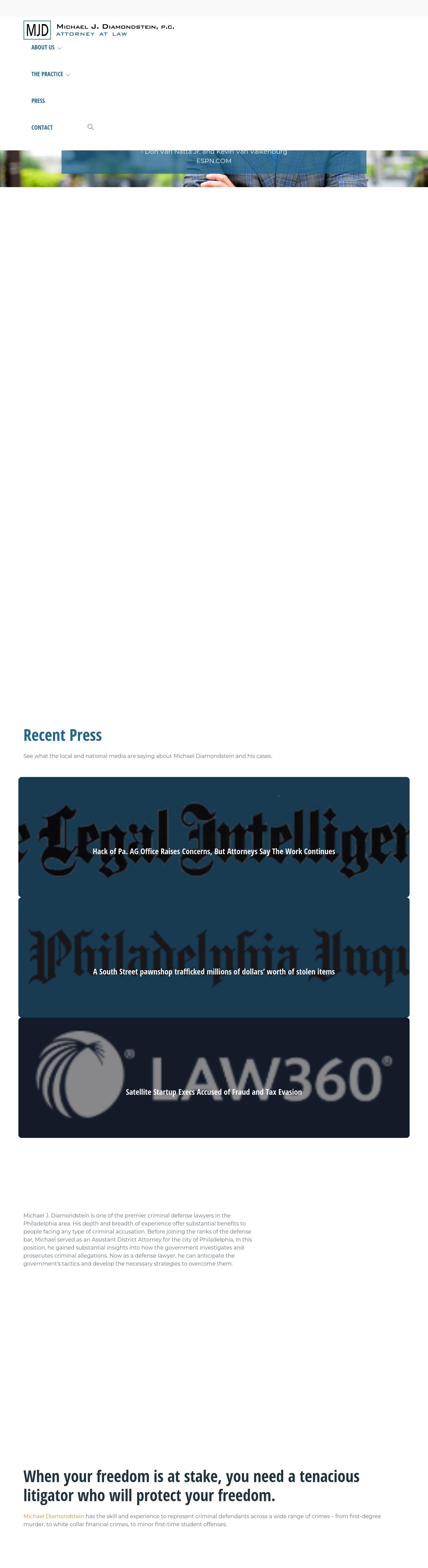 Michael J. Diamondstein, P.C. Attorney At Law - Philadelphia PA Lawyers