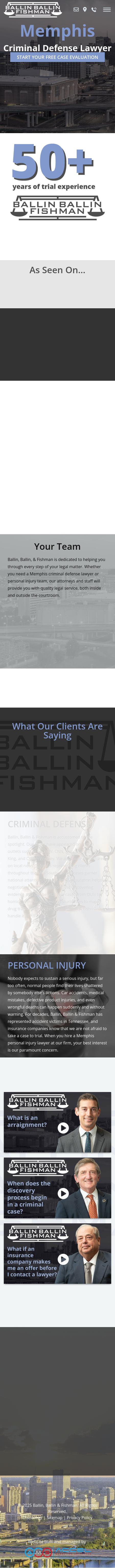 Ballin, Ballin & Fishman, PC - Memphis TN Lawyers