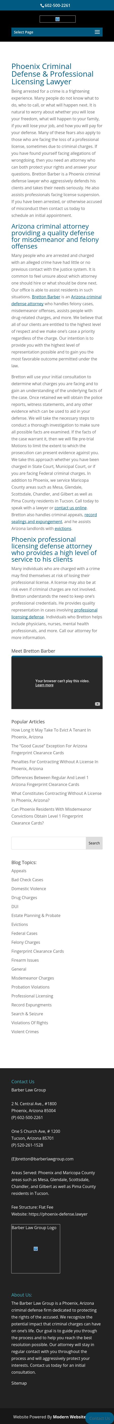 Barber Law Group PLLC - Phoenix AZ Lawyers
