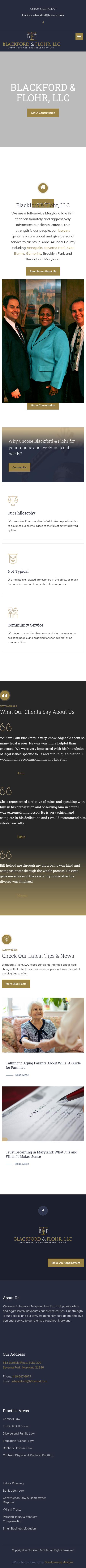 Blackford & Flohr, LLC - Towson MD Lawyers