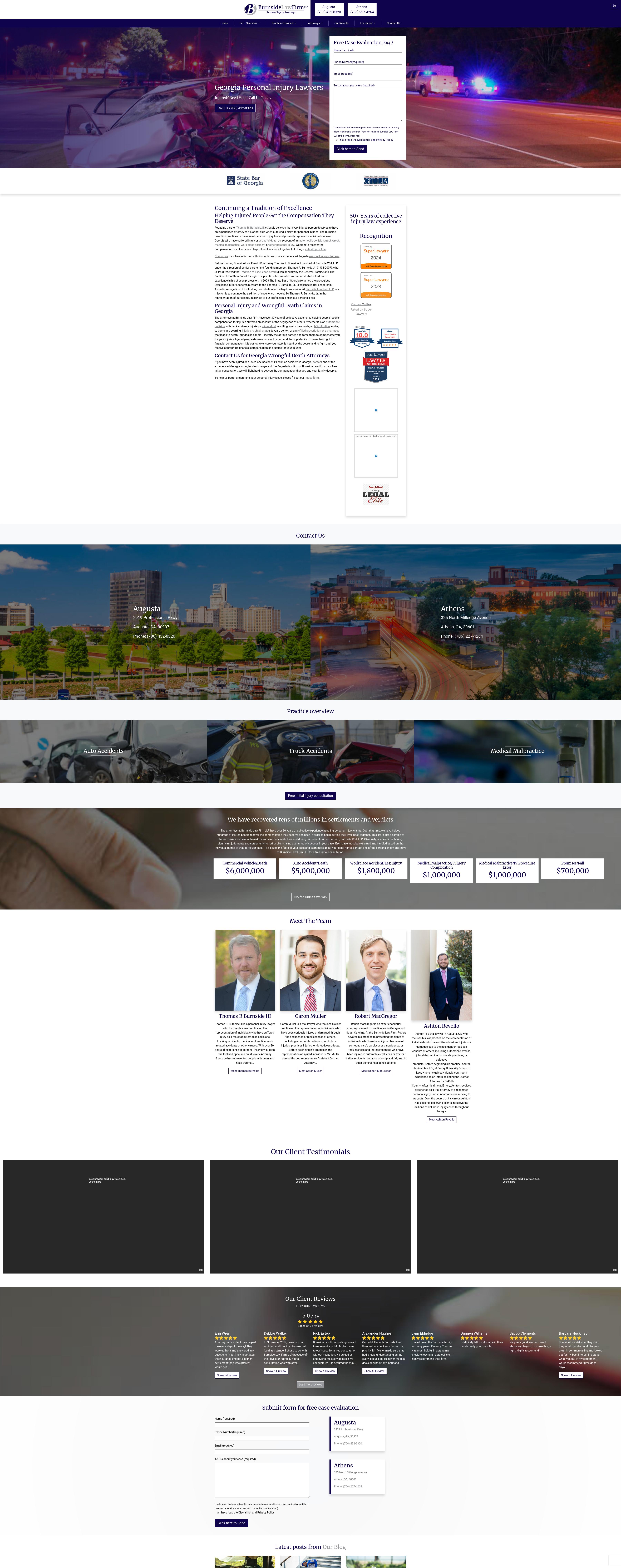 Burnside Law Firm, LLP - Athens GA Lawyers