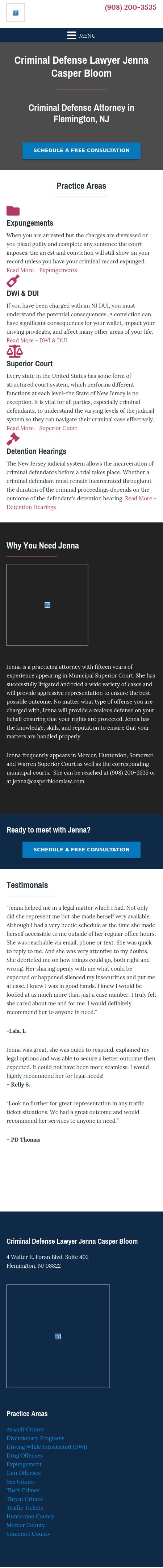 Criminal Defense Lawyer Jenna Casper Bloom - Flemington NJ Lawyers