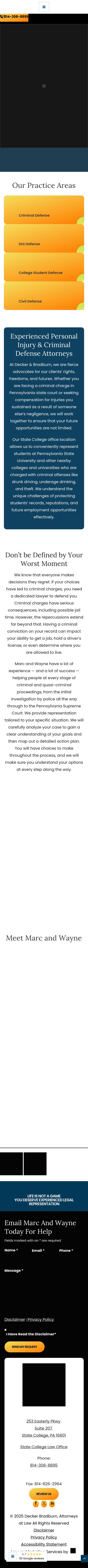 Decker Bradburn, Attorneys at Law - State College PA Lawyers