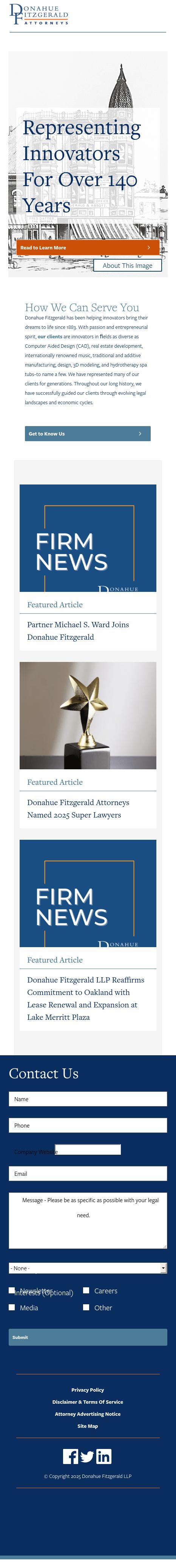 Donahue Fitzgerald LLP - Oakland CA Lawyers