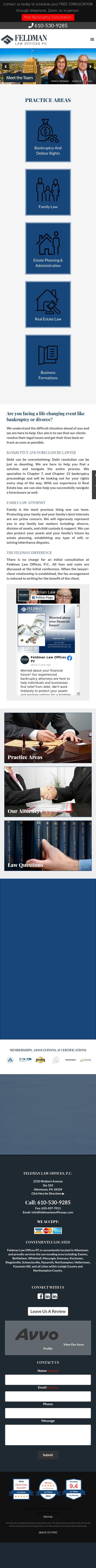 Feldman Law Offices PC - Allentown PA Lawyers