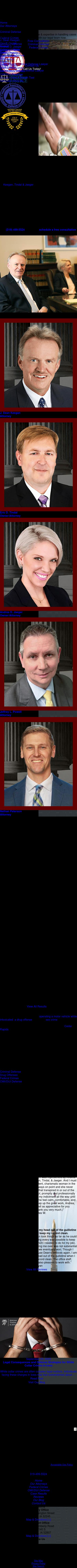 J. Dean Keegan and Thomas D.S. Farnsworth, Attorneys at Law - Iowa City IA Lawyers