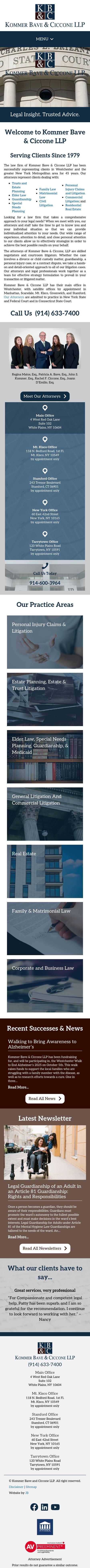 Kommer Bave & Ollman LLP - Stamford CT Lawyers