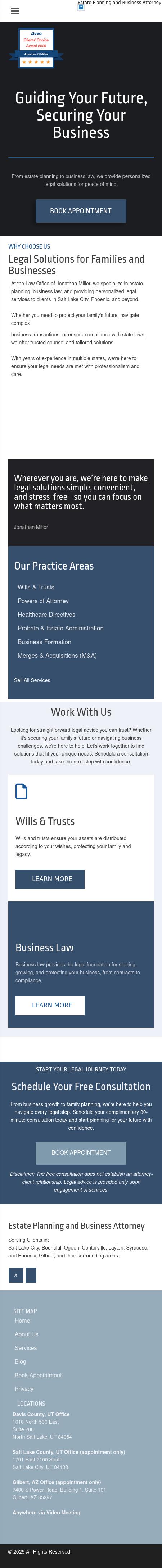 Law Office of Jonathan Miller - Salt Lake City UT Lawyers