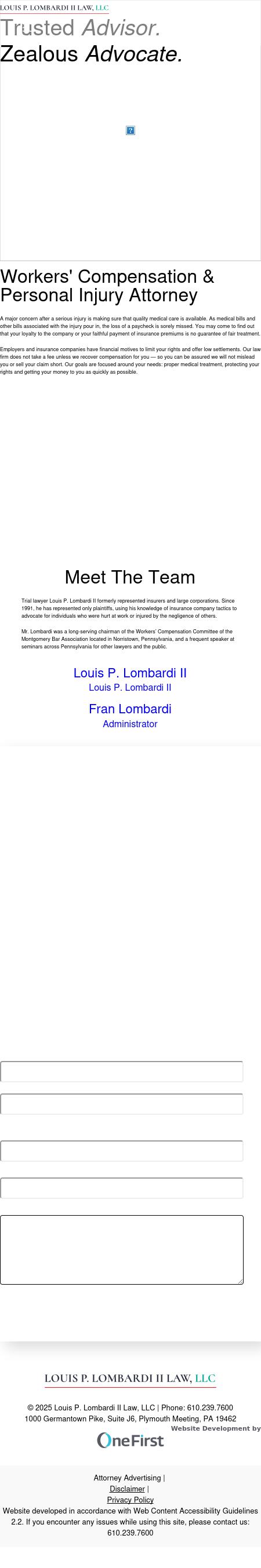Louis P. Lombardi II & Associates - Plymouth Meeting PA Lawyers