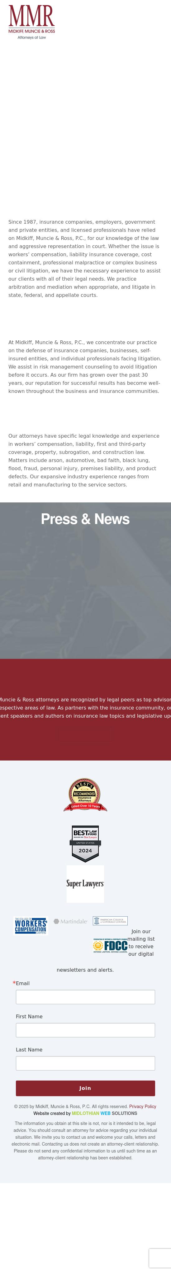 Midkiff, Muncie & Ross, P.C. - Raleigh NC Lawyers