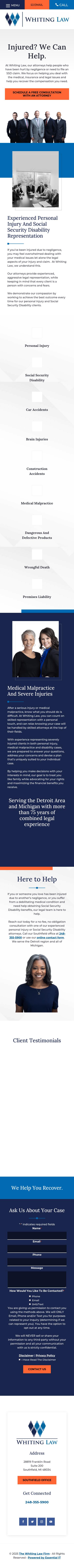 Whiting Law - Southfield MI Lawyers