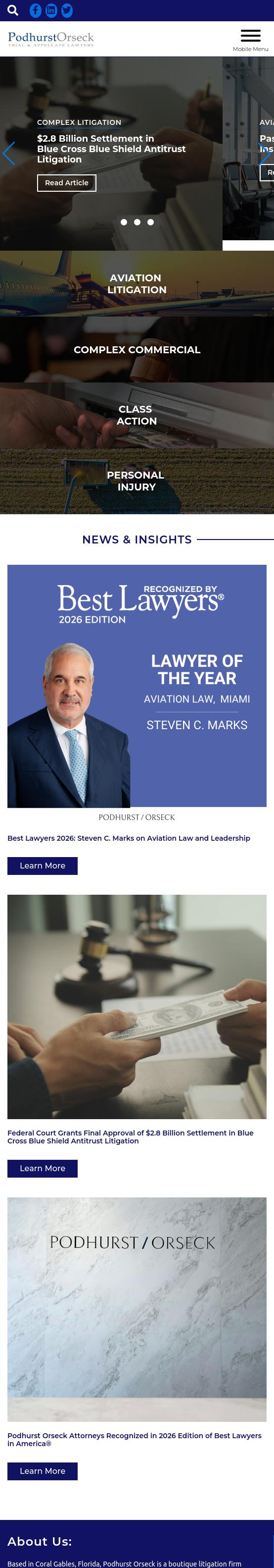 Podhurst Orseck PA - Miami FL Lawyers