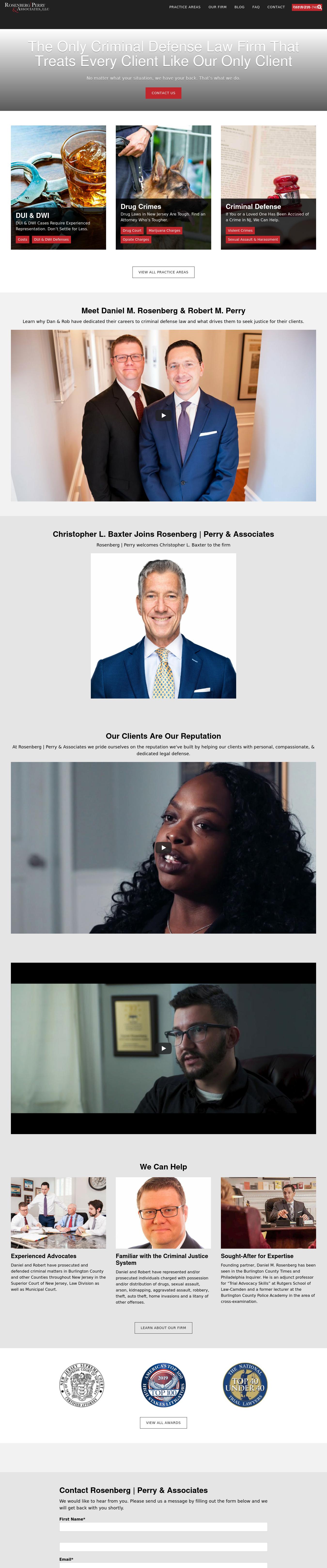 Rosenberg | Perry & Associates, LLC - Mount Holly NJ Lawyers