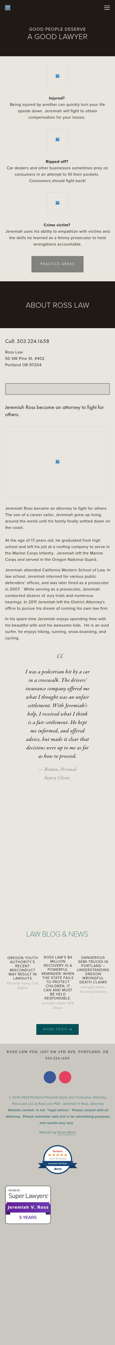 Ross Law LLC - Portland OR Lawyers