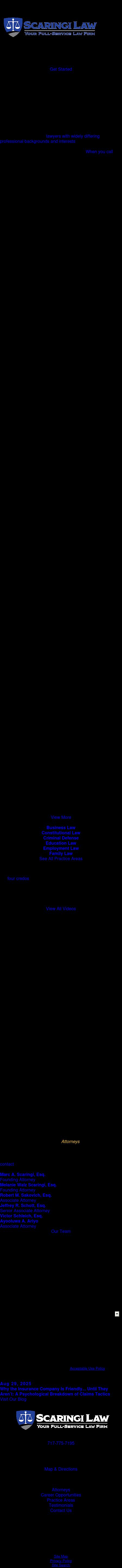 Scaringi & Scaringi, P.C. - Harrisburg PA Lawyers