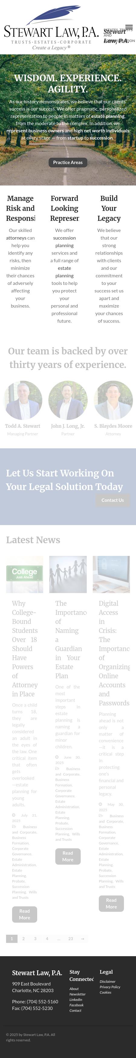 Stewart Law, P.A. - Charlotte NC Lawyers