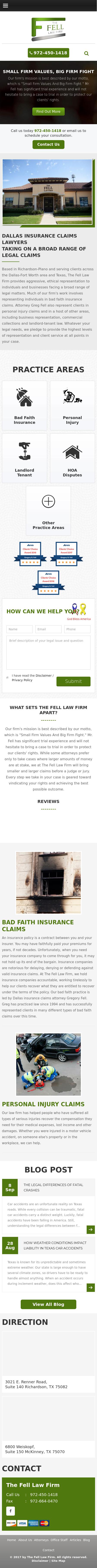 The Fell Law Firm - Richardson TX Lawyers