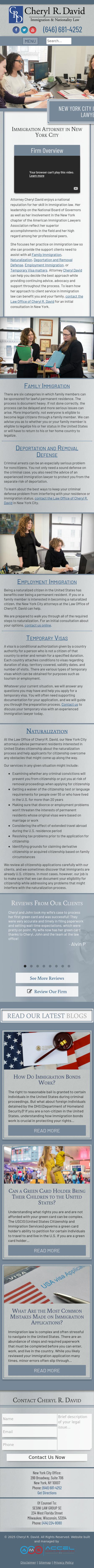 The Law Office of Cheryl R. David - New York NY Lawyers