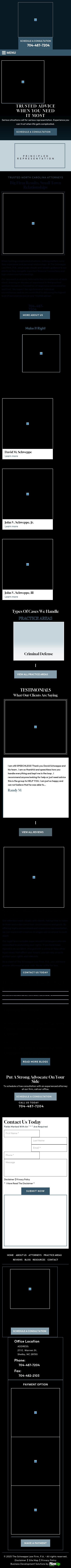 The Schweppe Law Firm, P.A. - Shelby NC Lawyers