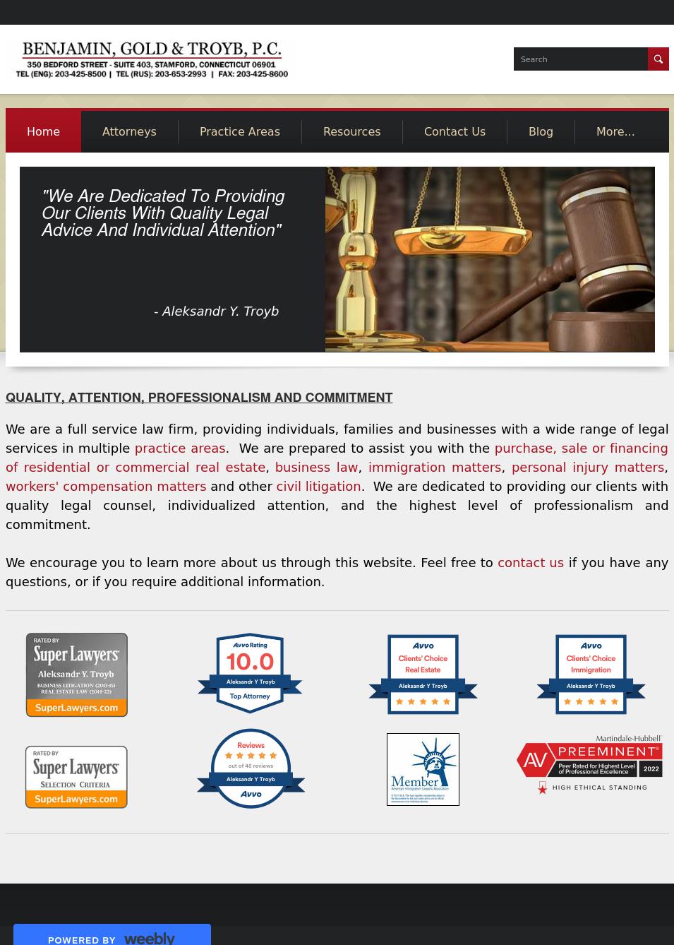 The Troyb Law Firm, LLC - Stamford CT Lawyers